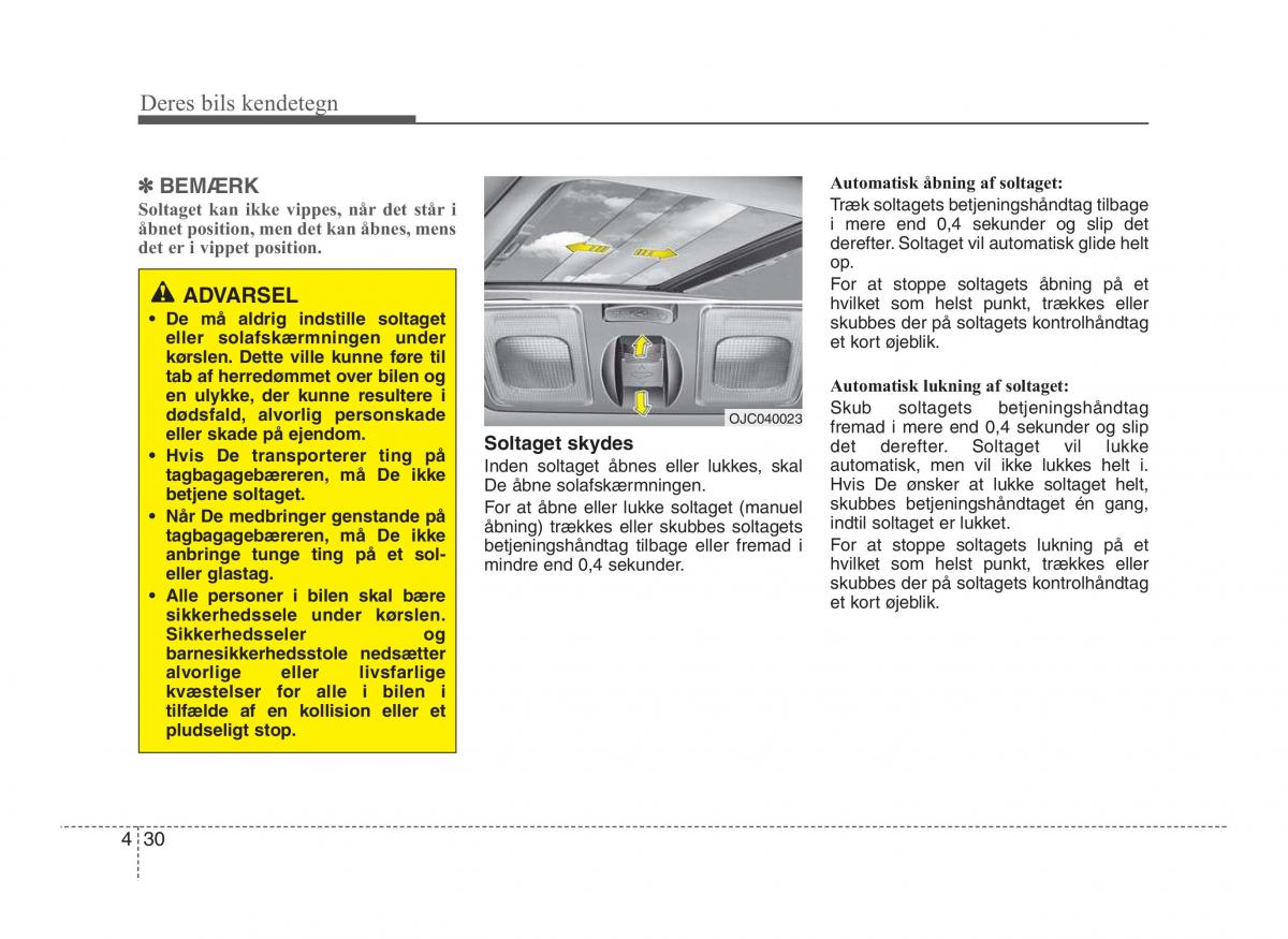 Hyundai ix20 Bilens instruktionsbog / page 107