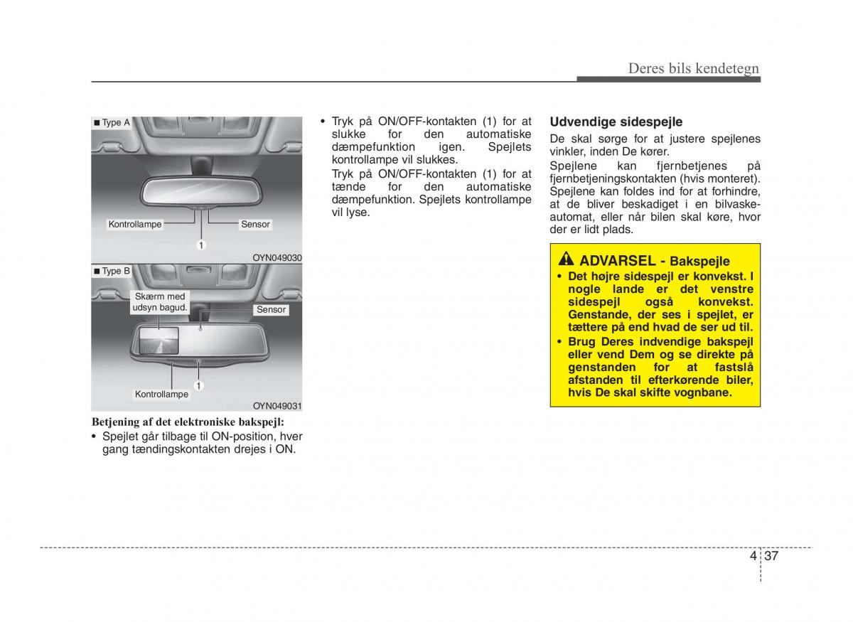 Hyundai ix20 Bilens instruktionsbog / page 114