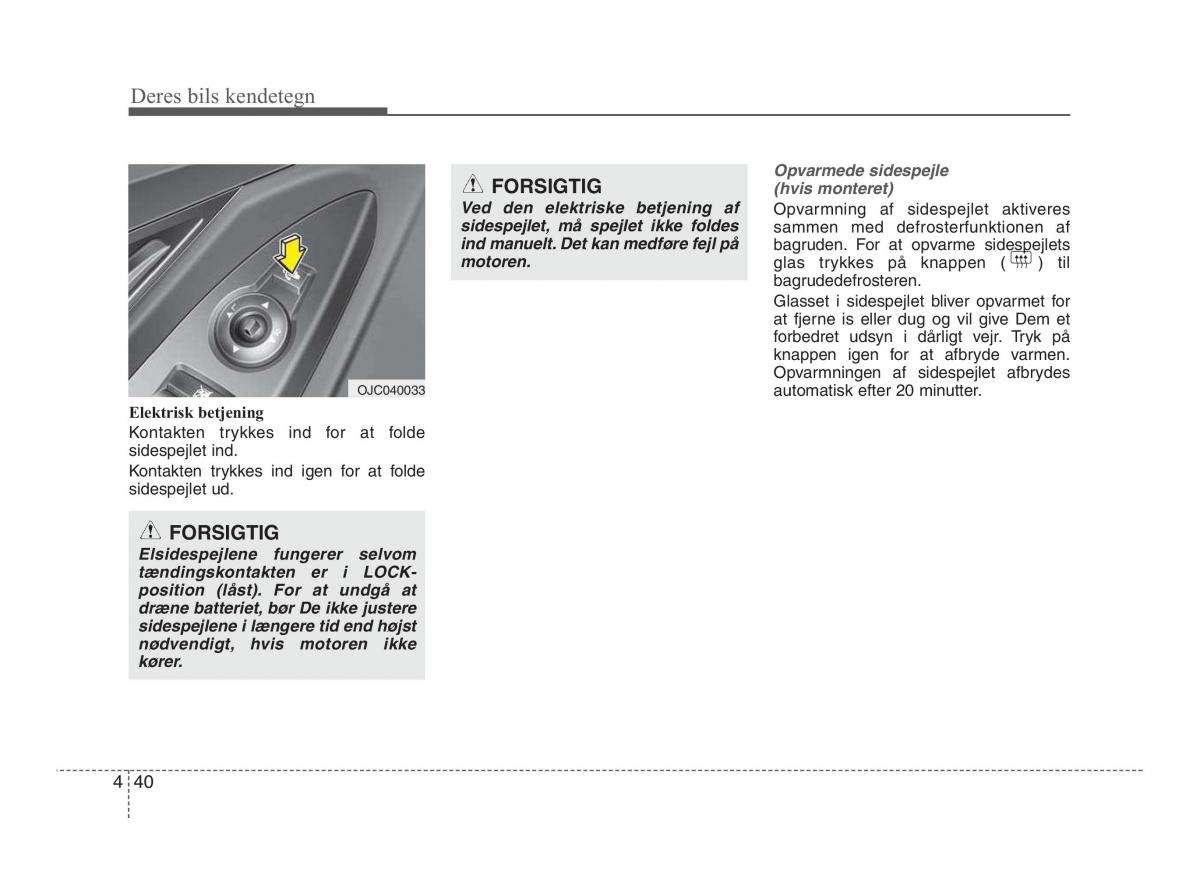 Hyundai ix20 Bilens instruktionsbog / page 117