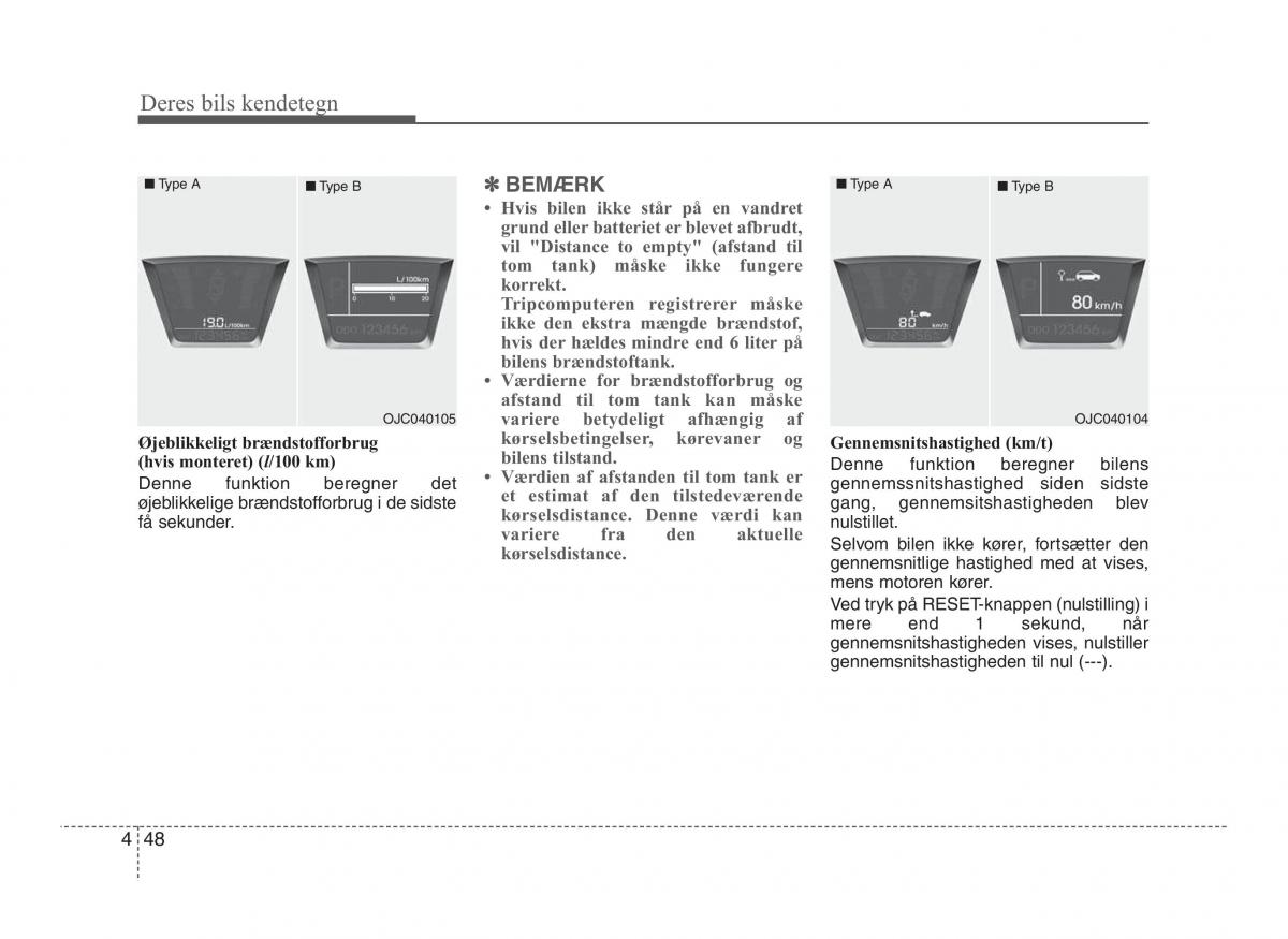 Hyundai ix20 Bilens instruktionsbog / page 125