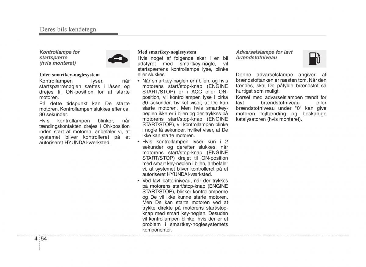 Hyundai ix20 Bilens instruktionsbog / page 131