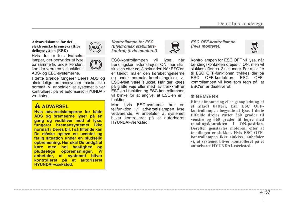 Hyundai ix20 Bilens instruktionsbog / page 134