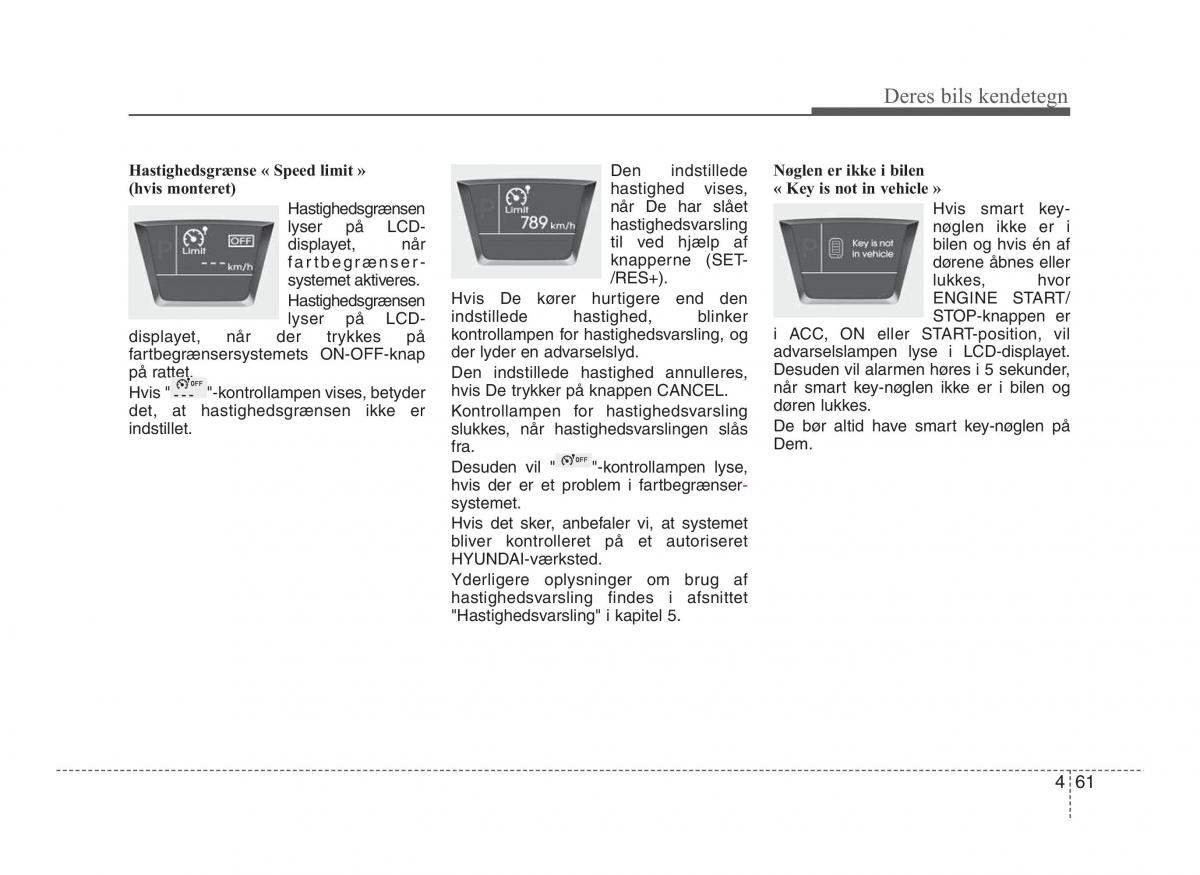 Hyundai ix20 Bilens instruktionsbog / page 138