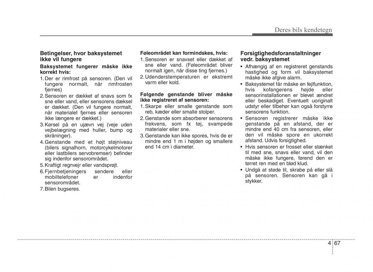 Hyundai ix20 Bilens instruktionsbog / page 144