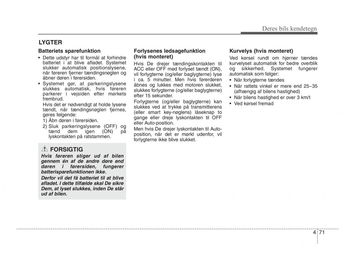 Hyundai ix20 Bilens instruktionsbog / page 148