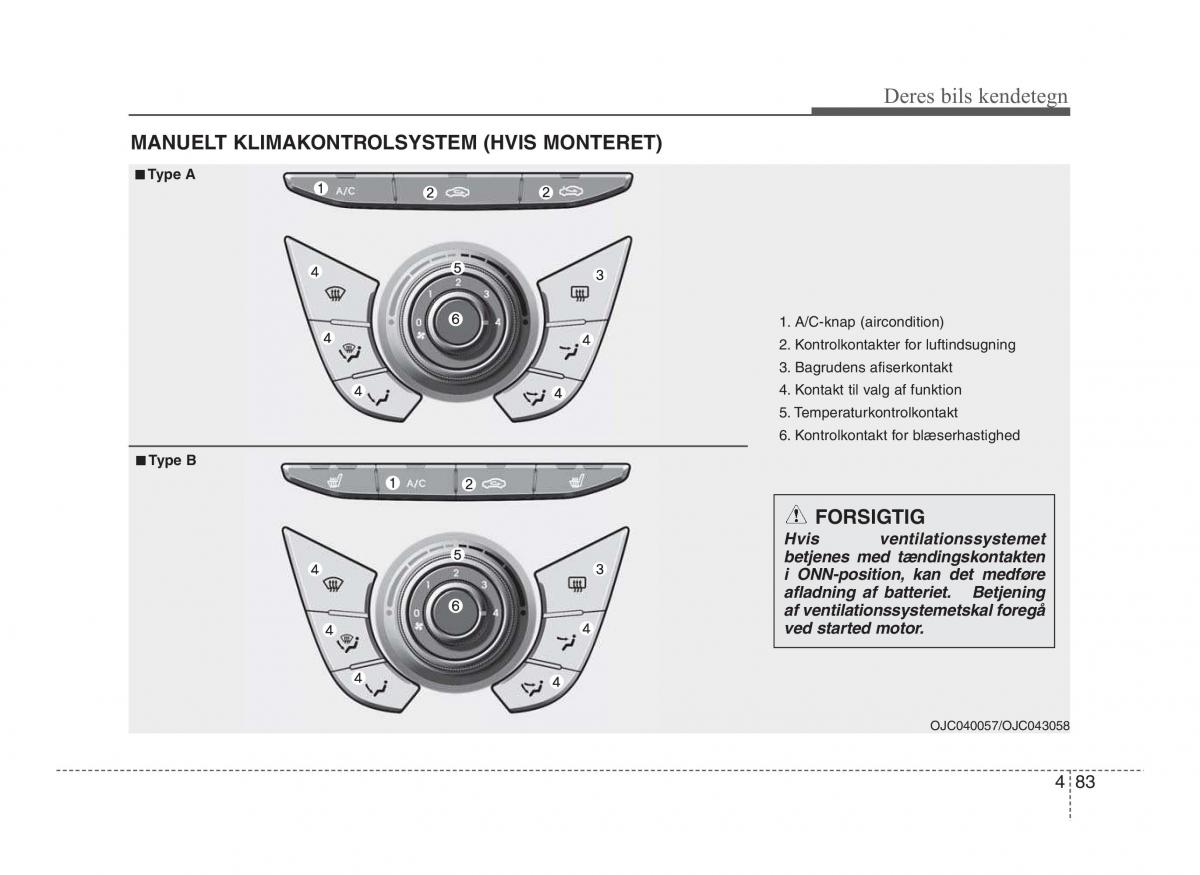 Hyundai ix20 Bilens instruktionsbog / page 160