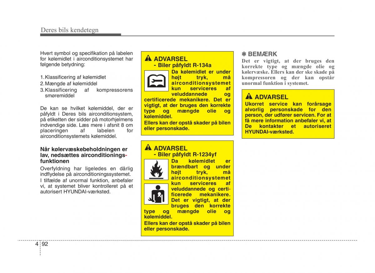 Hyundai ix20 Bilens instruktionsbog / page 169