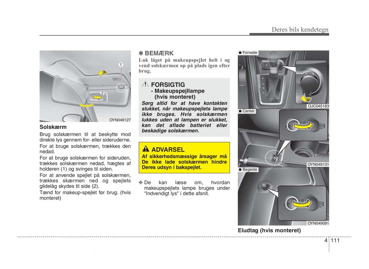 Hyundai ix20 Bilens instruktionsbog / page 188