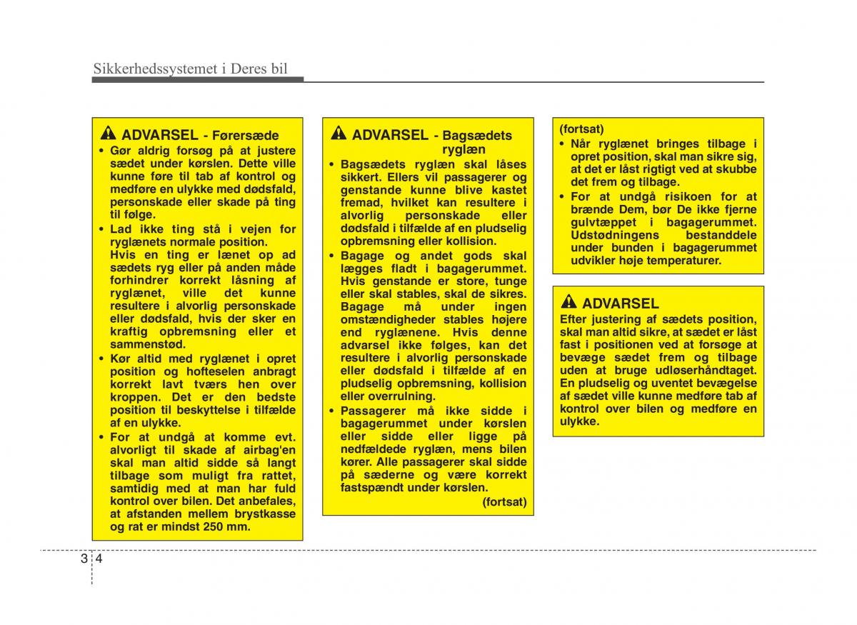 Hyundai ix20 Bilens instruktionsbog / page 19