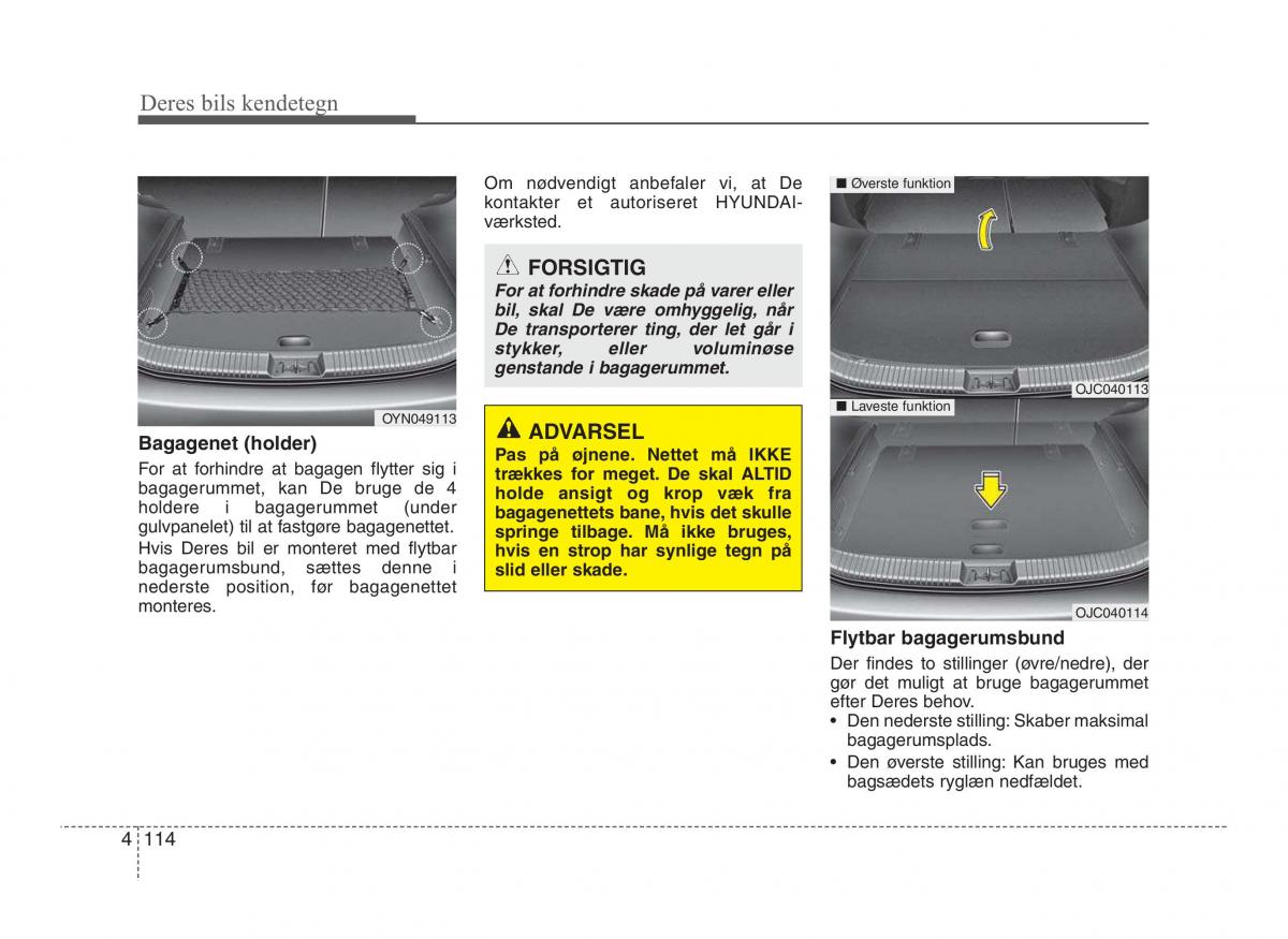 Hyundai ix20 Bilens instruktionsbog / page 191