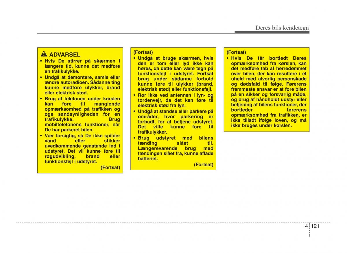 Hyundai ix20 Bilens instruktionsbog / page 198