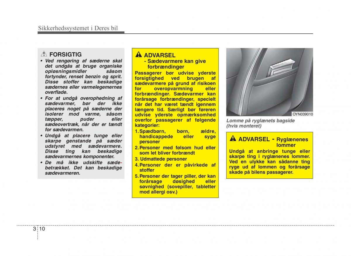 Hyundai ix20 Bilens instruktionsbog / page 25