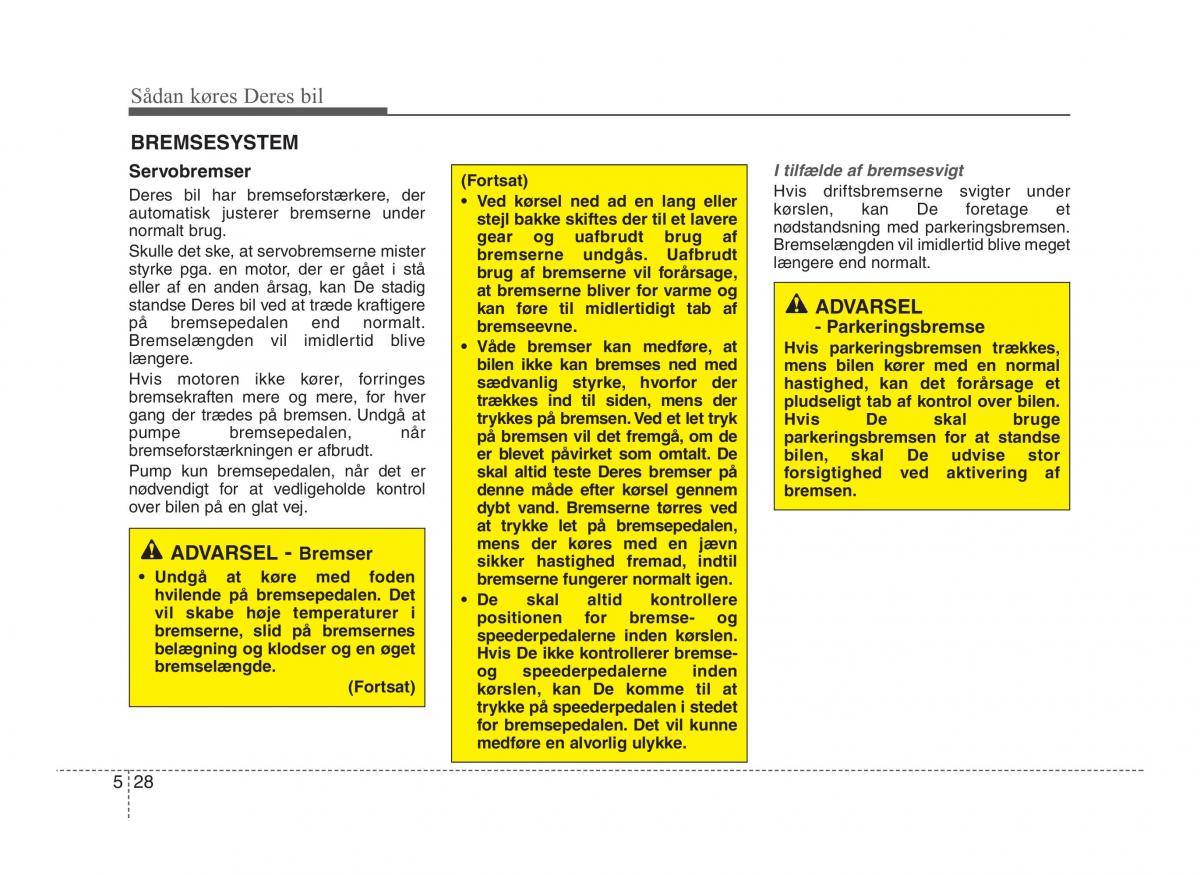 Hyundai ix20 Bilens instruktionsbog / page 262