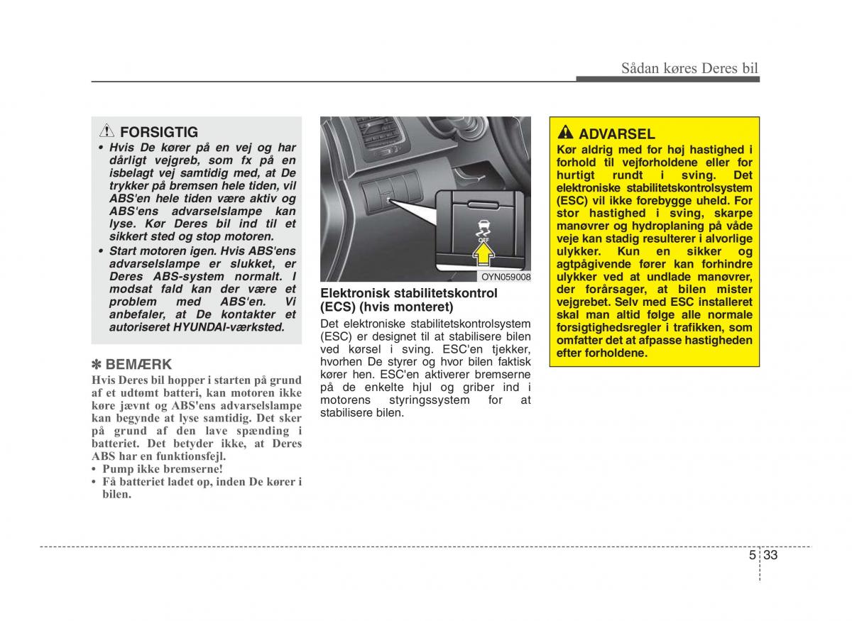 Hyundai ix20 Bilens instruktionsbog / page 267