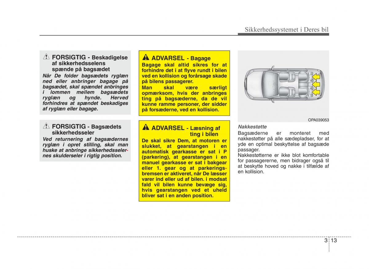 Hyundai ix20 Bilens instruktionsbog / page 28