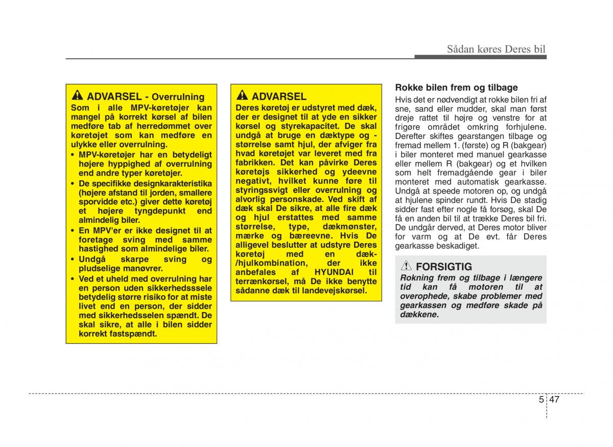 Hyundai ix20 Bilens instruktionsbog / page 281