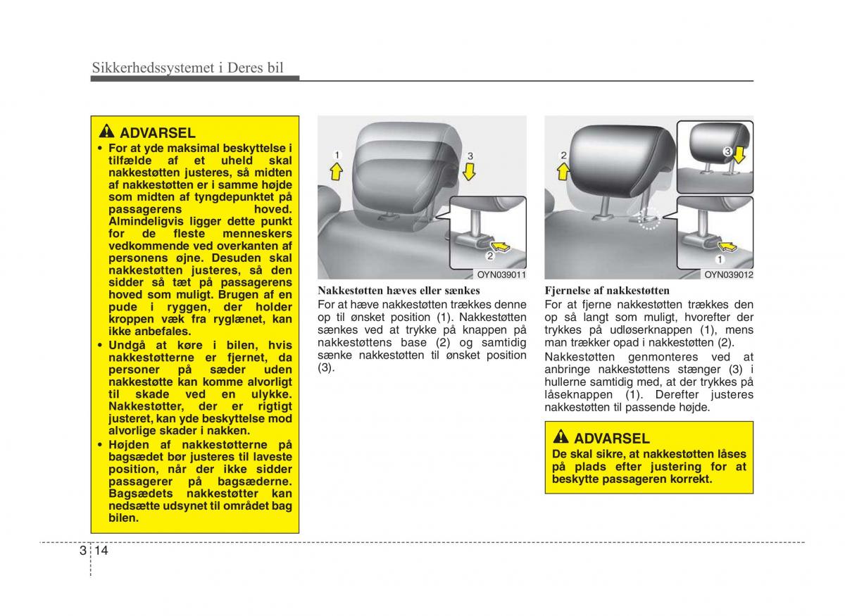 Hyundai ix20 Bilens instruktionsbog / page 29