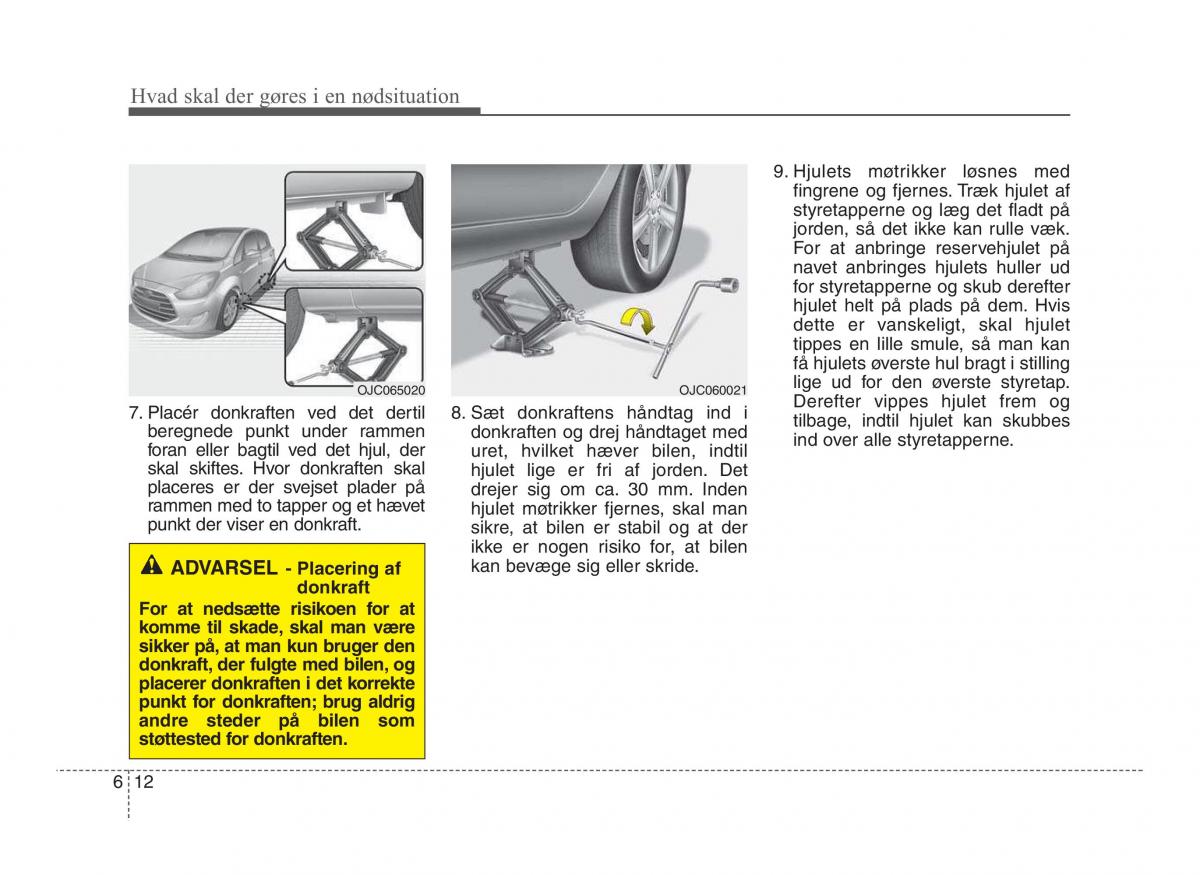 Hyundai ix20 Bilens instruktionsbog / page 309