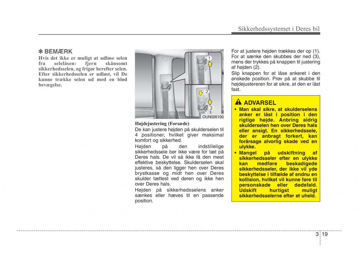 Hyundai ix20 Bilens instruktionsbog / page 34