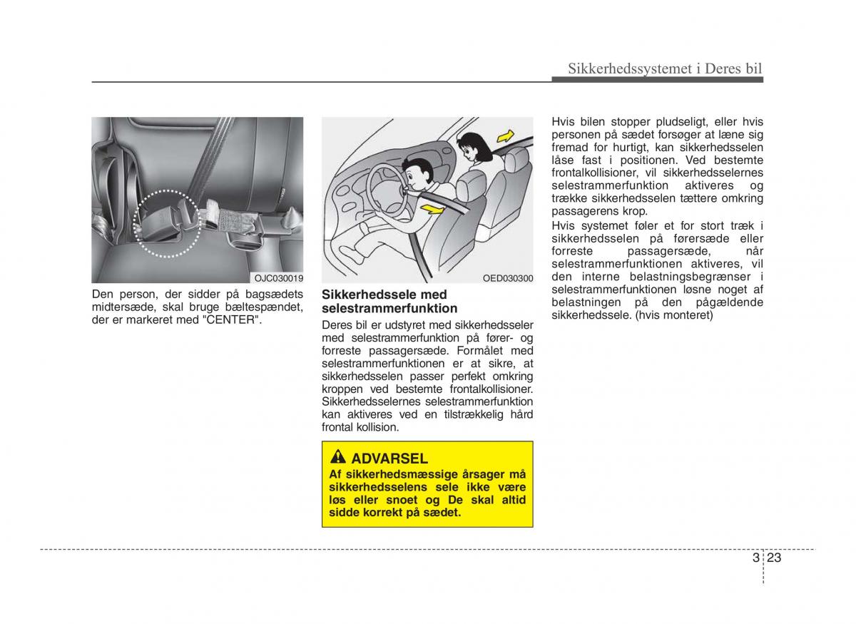 Hyundai ix20 Bilens instruktionsbog / page 38