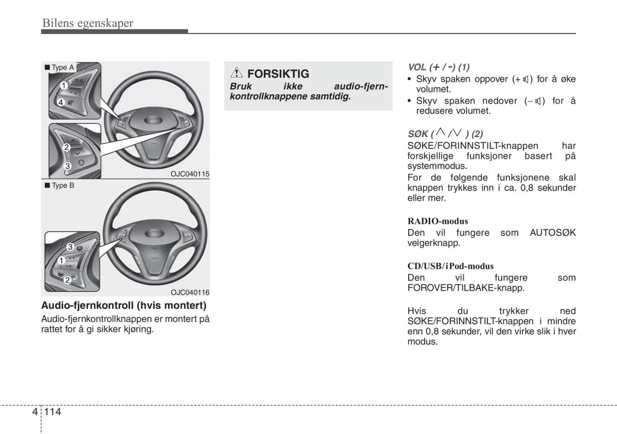 Hyundai ix20 bruksanvisningen / page 190