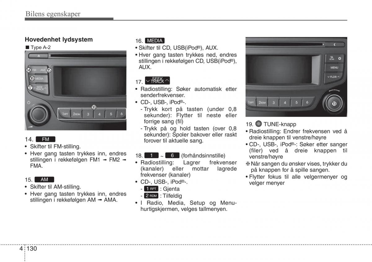 Hyundai ix20 bruksanvisningen / page 206