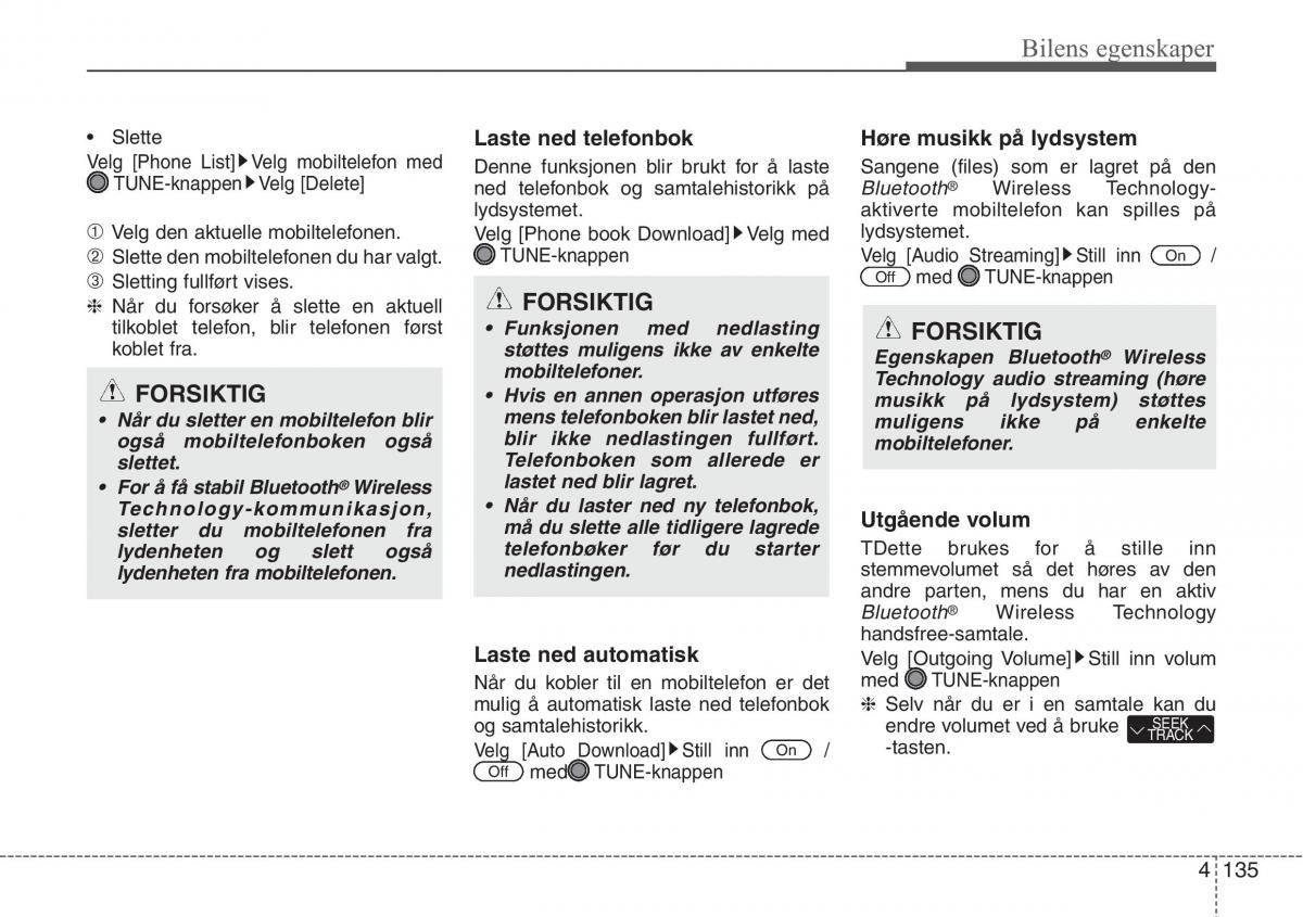 Hyundai ix20 bruksanvisningen / page 211