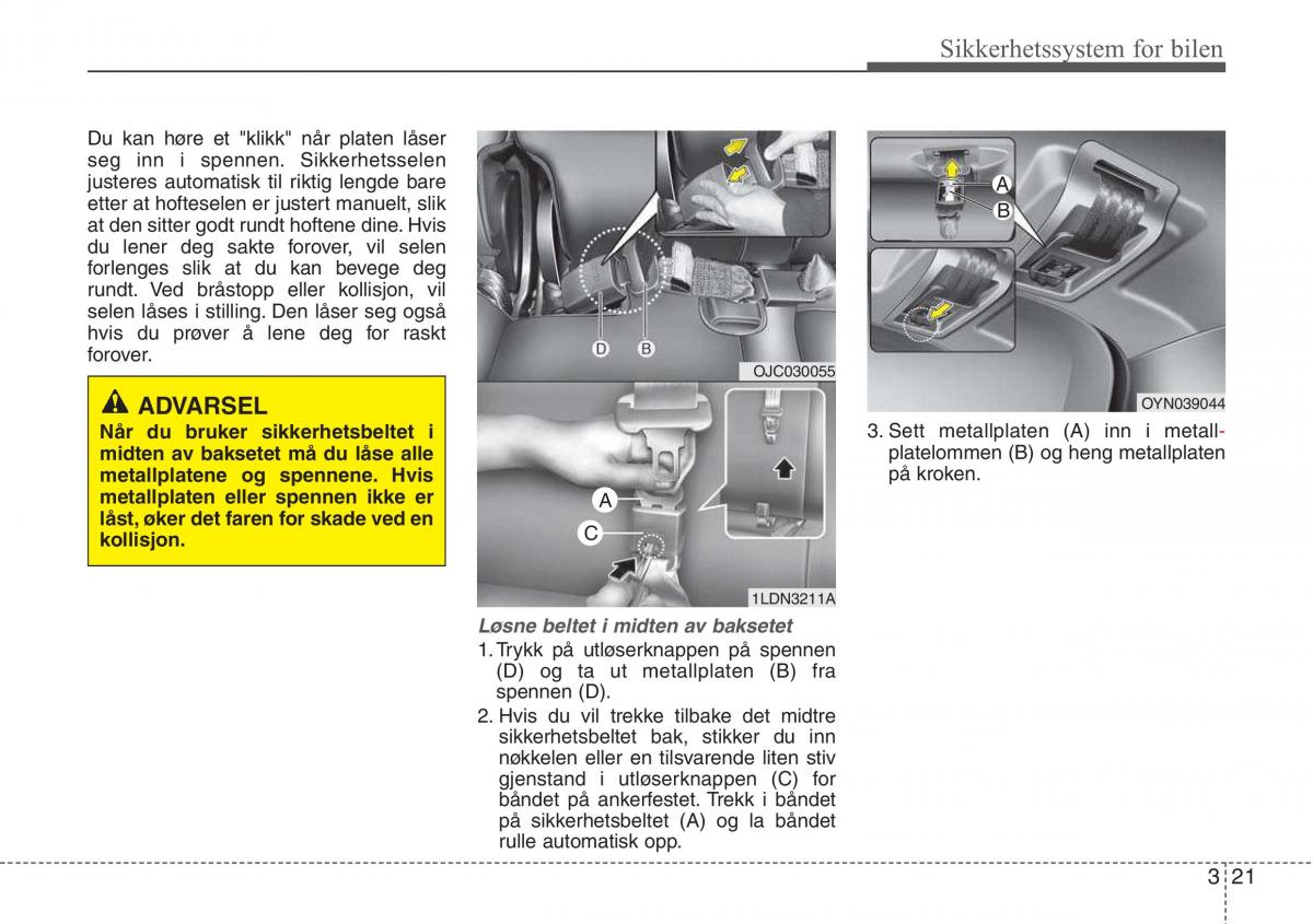 Hyundai ix20 bruksanvisningen / page 36