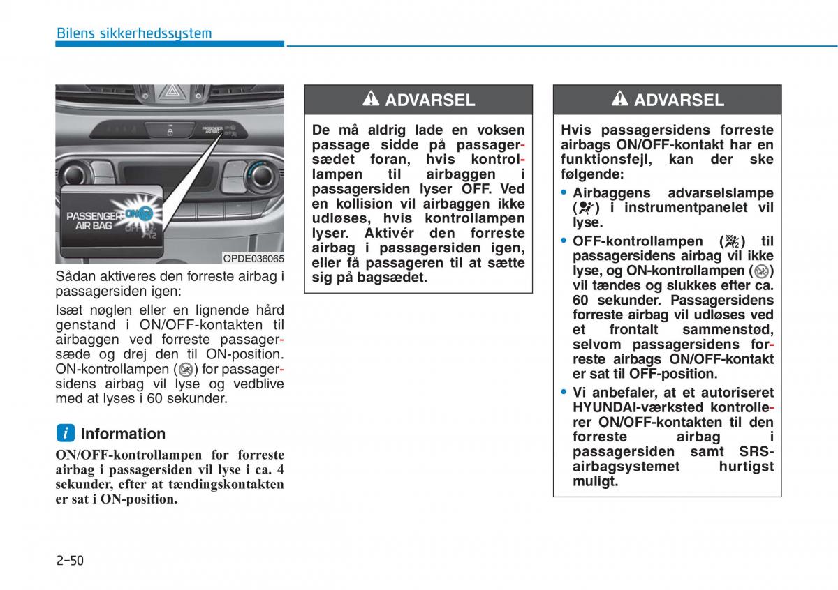 Hyundai i30N Performance Bilens instruktionsbog / page 67