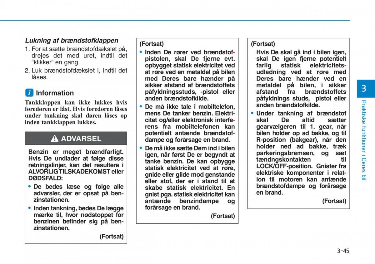 Hyundai i30N Performance Bilens instruktionsbog / page 128