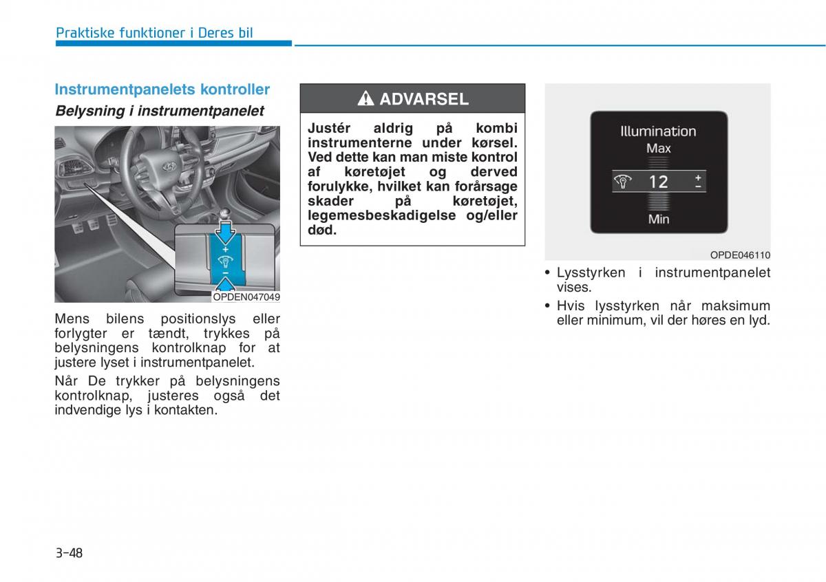 Hyundai i30N Performance Bilens instruktionsbog / page 131