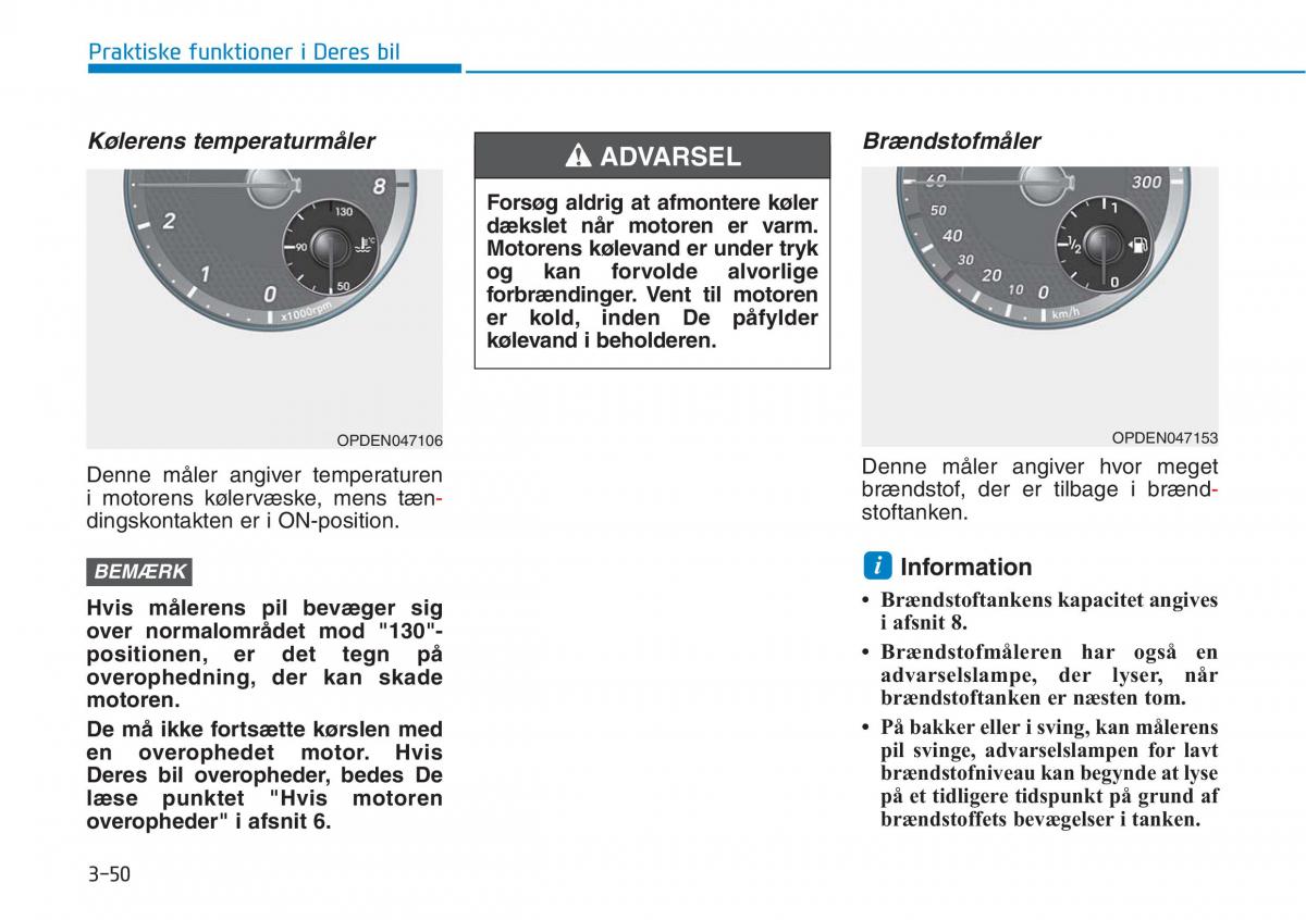 Hyundai i30N Performance Bilens instruktionsbog / page 133