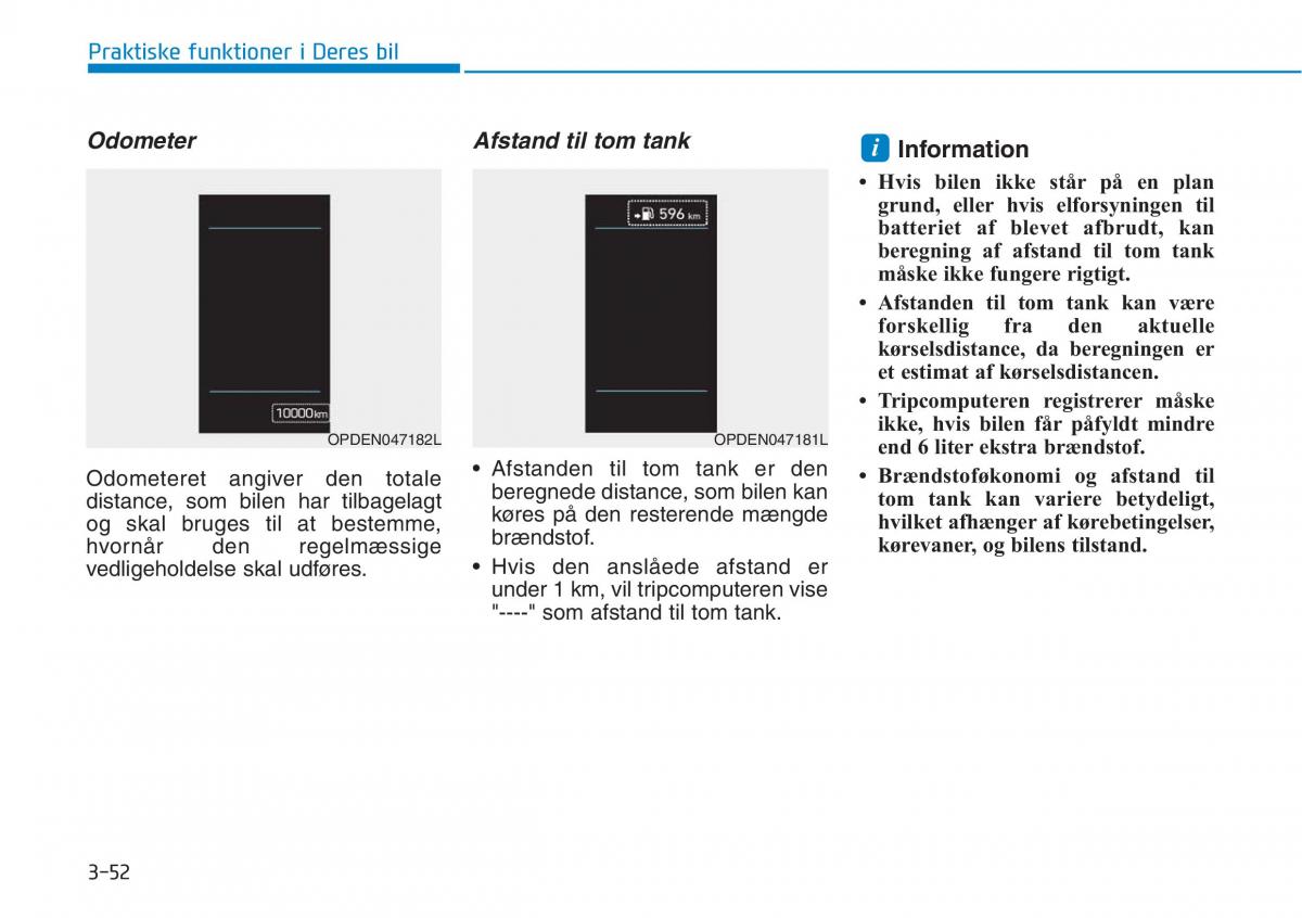 Hyundai i30N Performance Bilens instruktionsbog / page 135