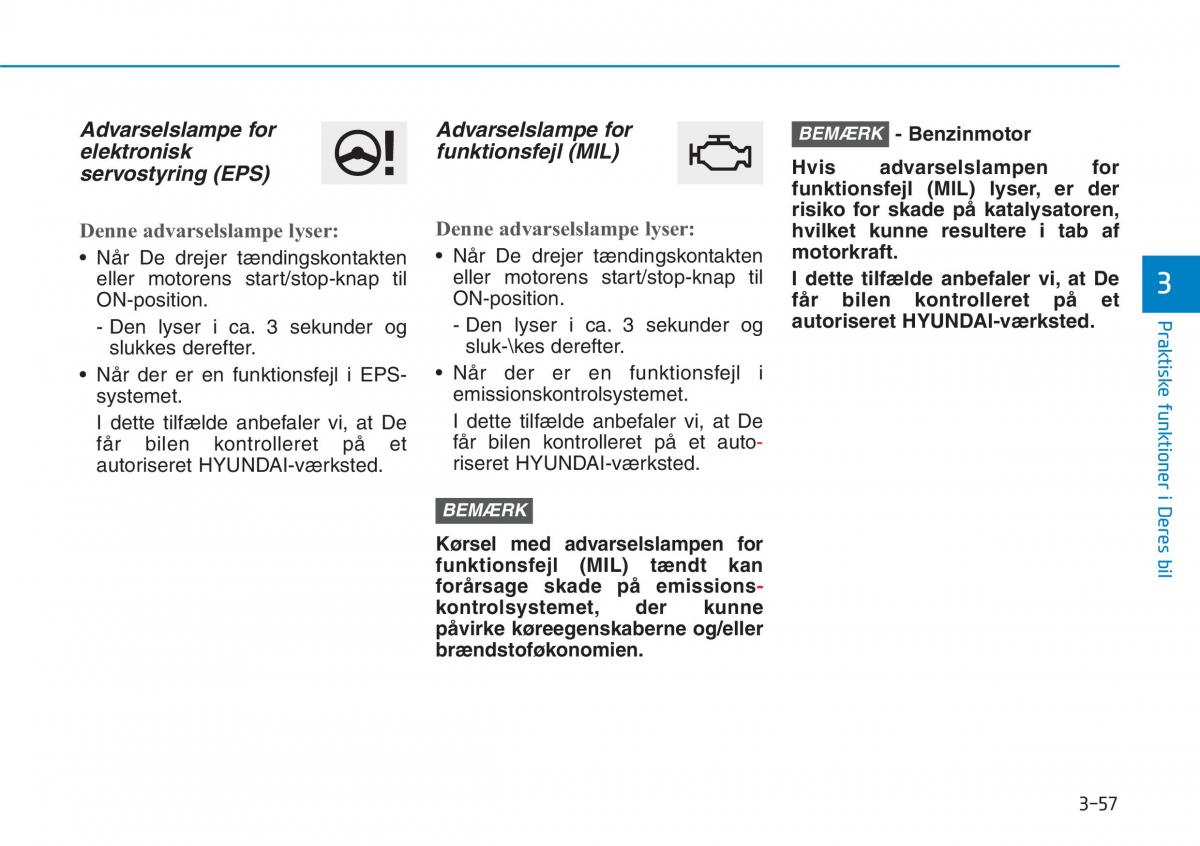 Hyundai i30N Performance Bilens instruktionsbog / page 140