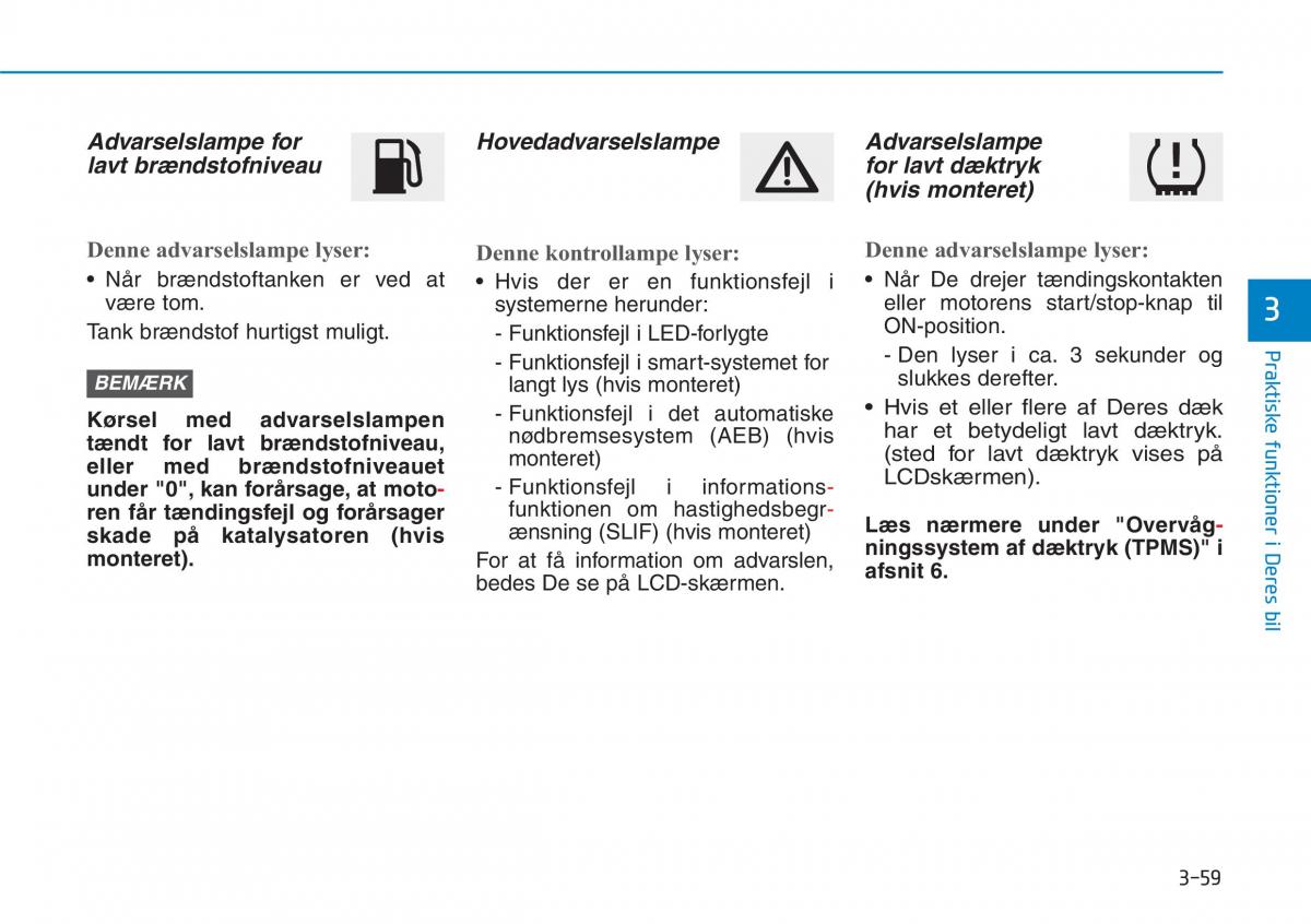 Hyundai i30N Performance Bilens instruktionsbog / page 142