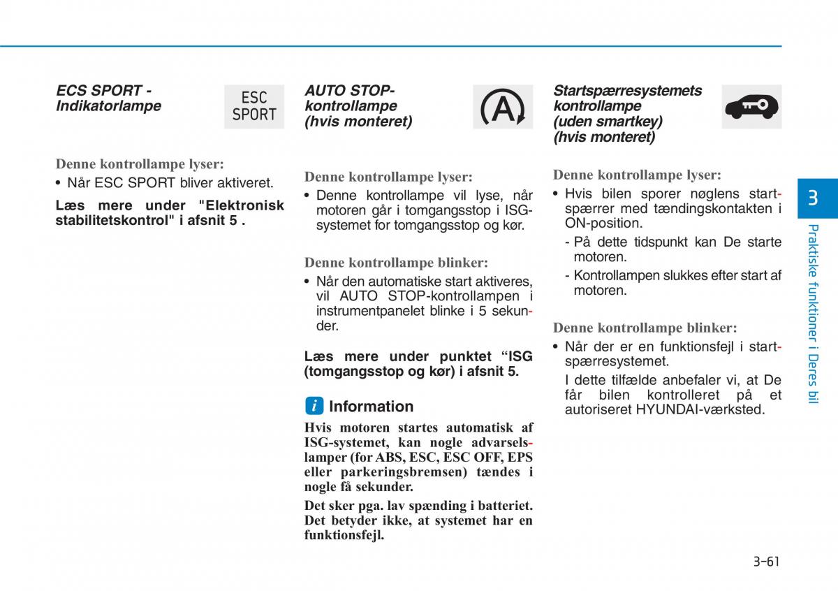 Hyundai i30N Performance Bilens instruktionsbog / page 144