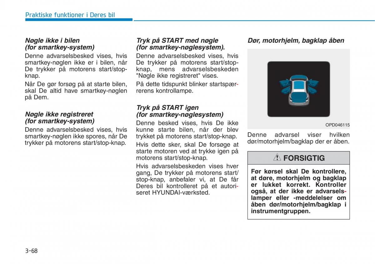 Hyundai i30N Performance Bilens instruktionsbog / page 151