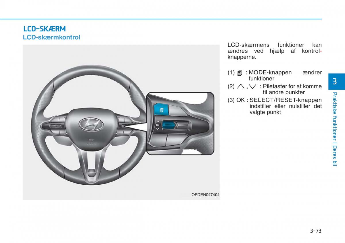 Hyundai i30N Performance Bilens instruktionsbog / page 156