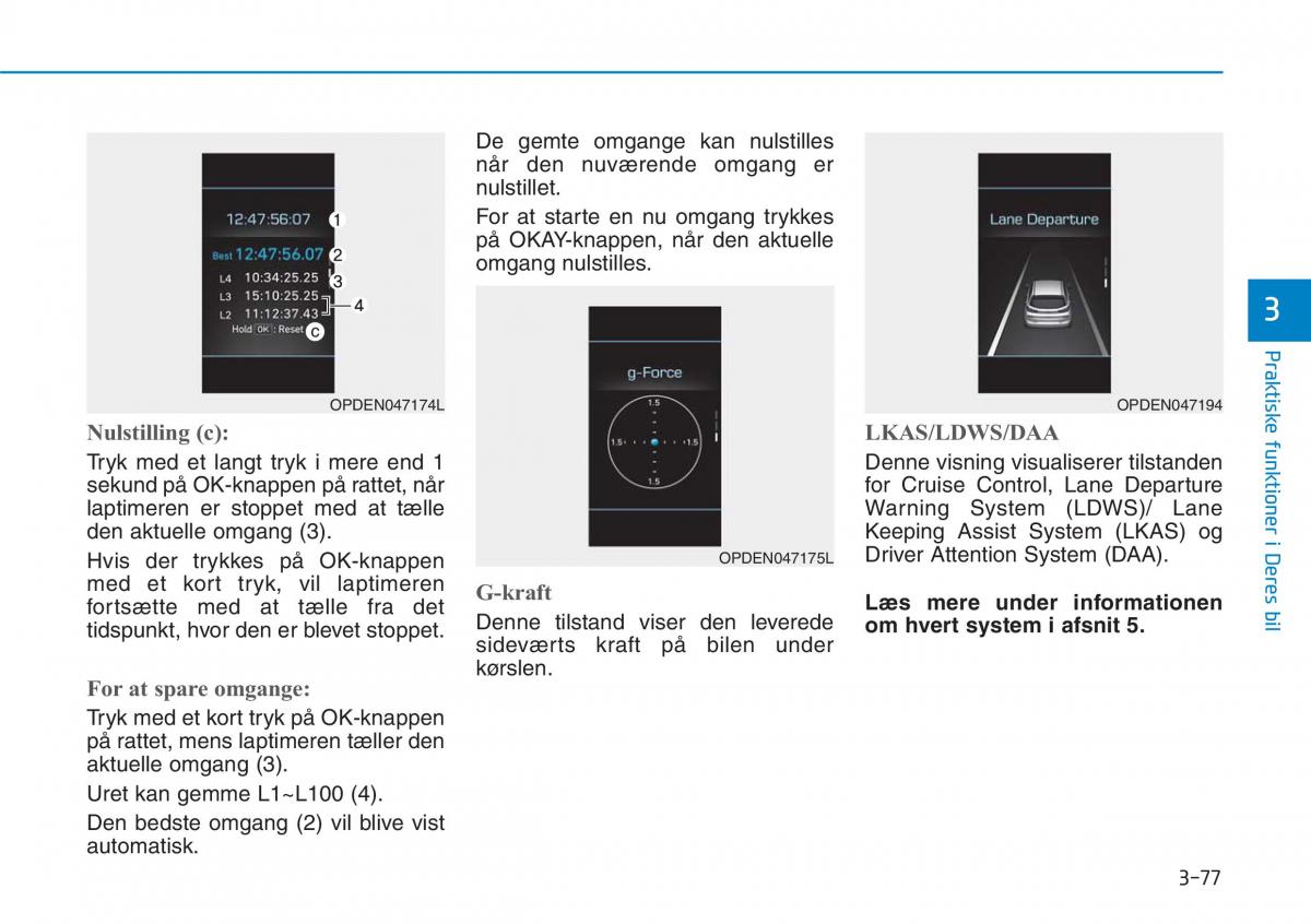 Hyundai i30N Performance Bilens instruktionsbog / page 160