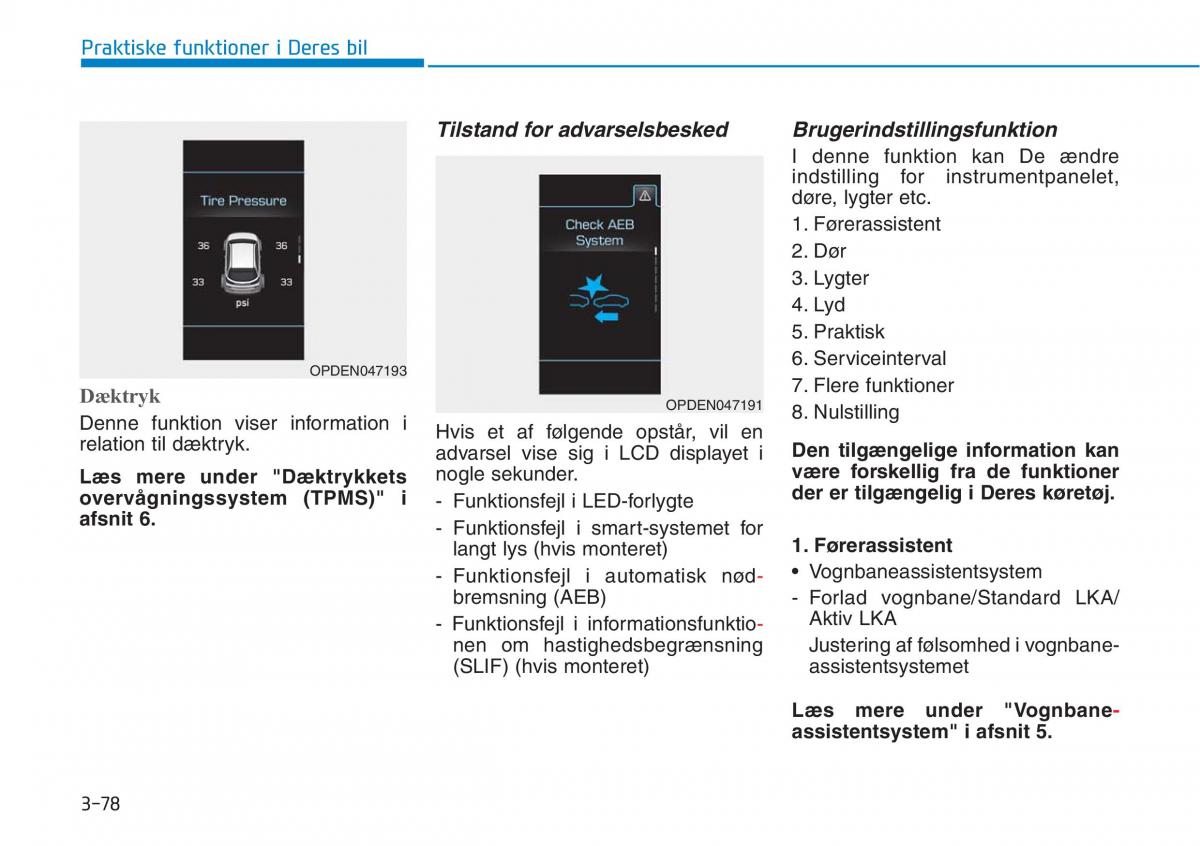 Hyundai i30N Performance Bilens instruktionsbog / page 161