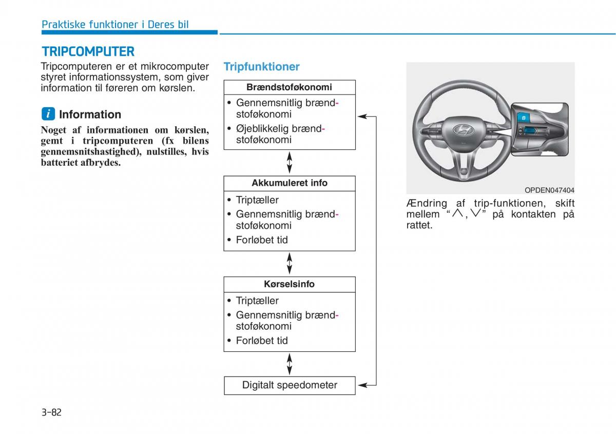 Hyundai i30N Performance Bilens instruktionsbog / page 165