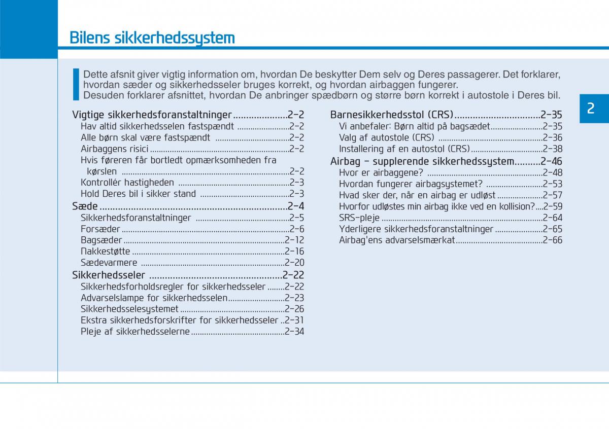 Hyundai i30N Performance Bilens instruktionsbog / page 18