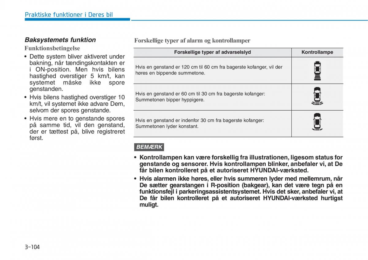 Hyundai i30N Performance Bilens instruktionsbog / page 187