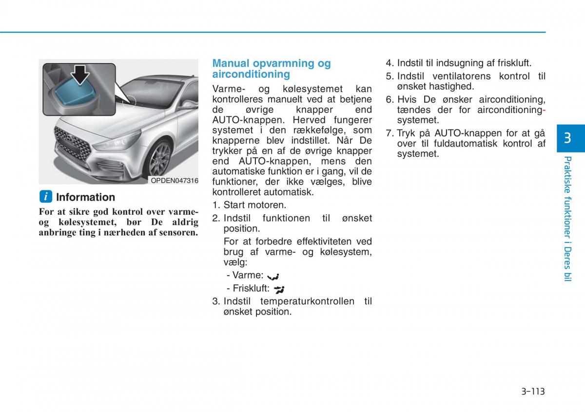 Hyundai i30N Performance Bilens instruktionsbog / page 196