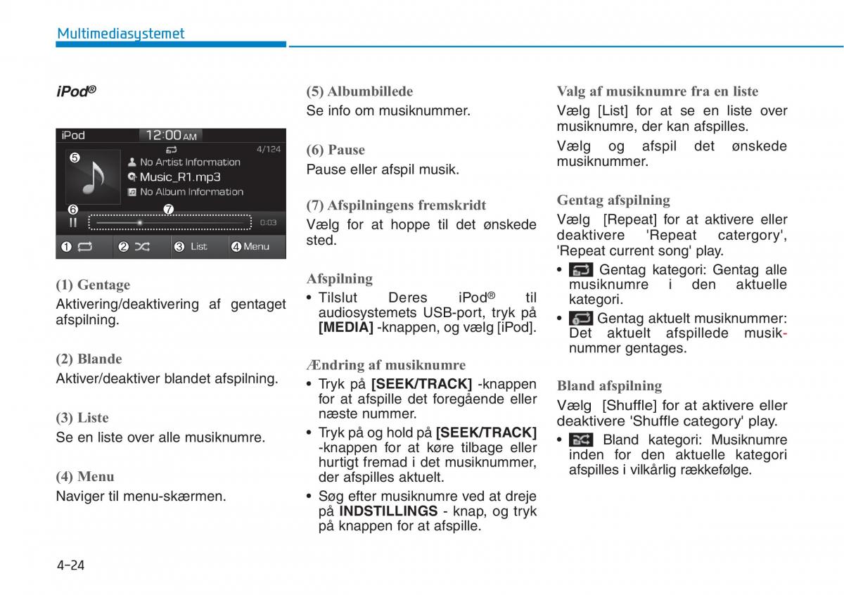 Hyundai i30N Performance Bilens instruktionsbog / page 245