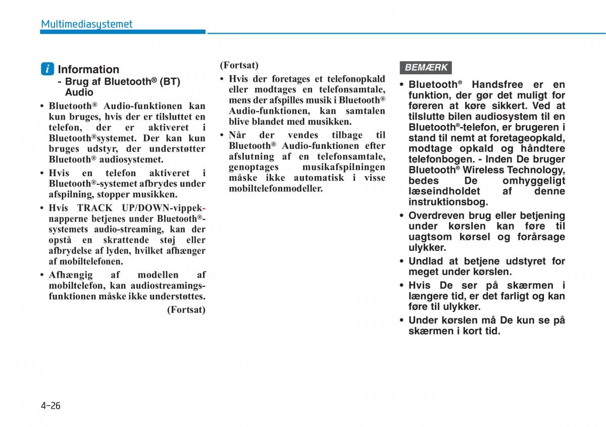 Hyundai i30N Performance Bilens instruktionsbog / page 247