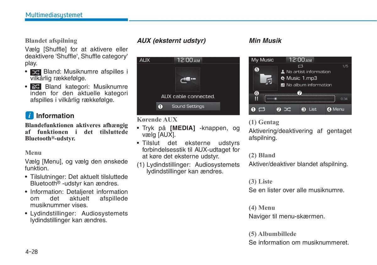 Hyundai i30N Performance Bilens instruktionsbog / page 249