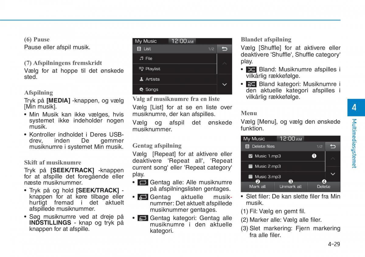 Hyundai i30N Performance Bilens instruktionsbog / page 250