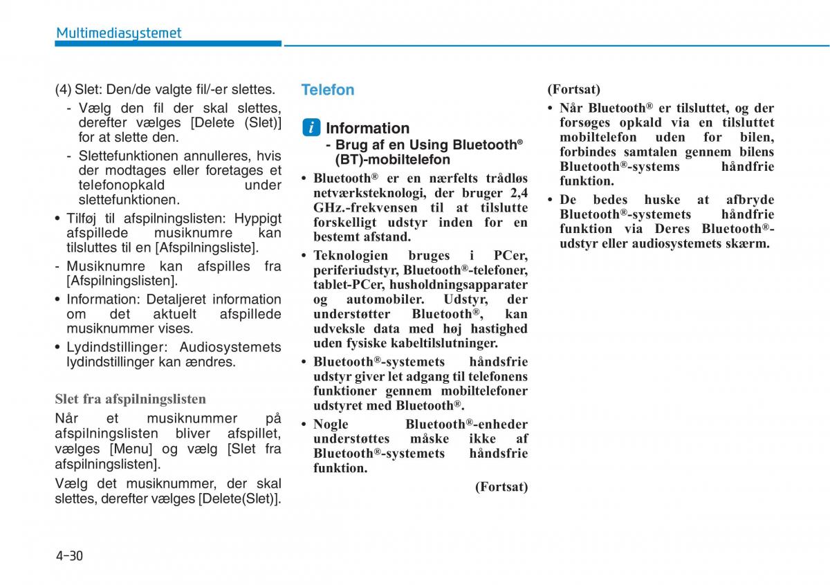 Hyundai i30N Performance Bilens instruktionsbog / page 251