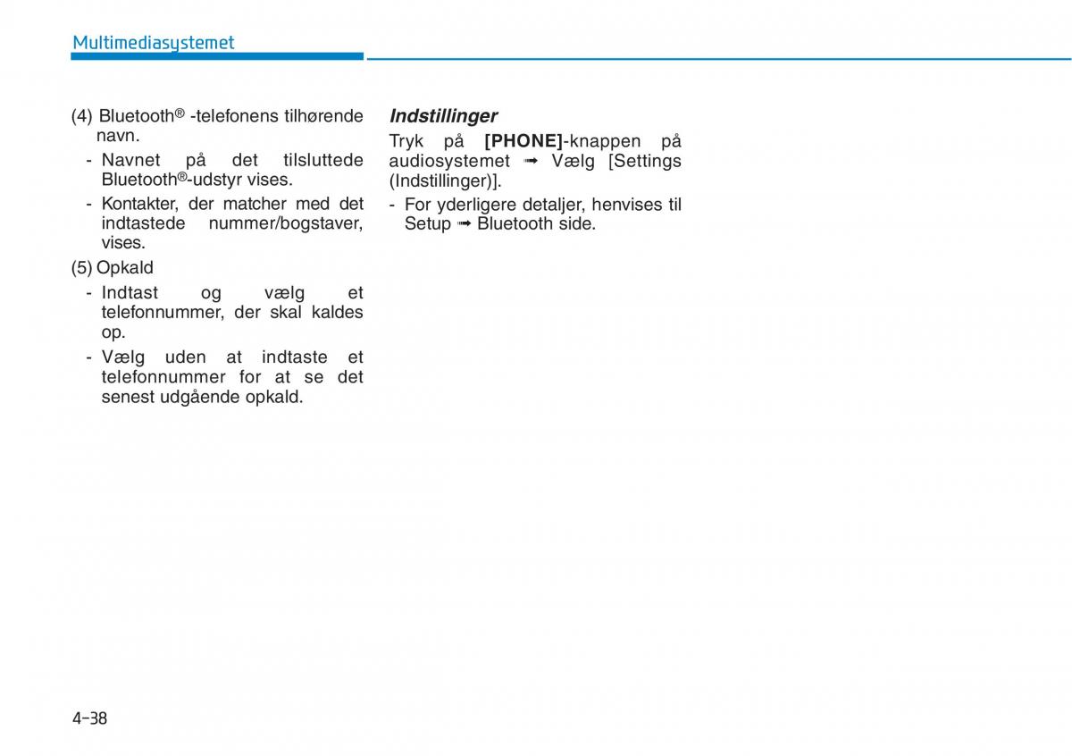 Hyundai i30N Performance Bilens instruktionsbog / page 259